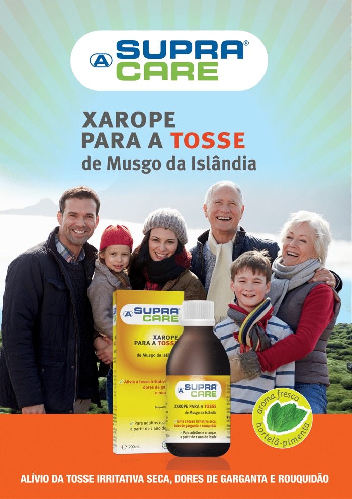 Supracare Xarope para a tosse, rouquidão e dor de garganta