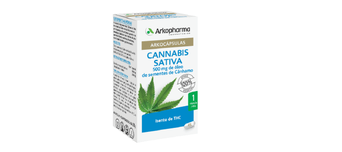 Arkopharma lançou Arkocápsulas Cannabis Sativa  Netfarma